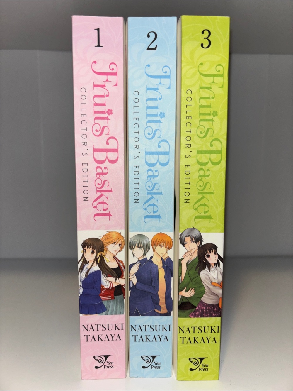 Fruits Basket Manga Collector's Edition Volume 1-3 (Pink, Blue, Green) -